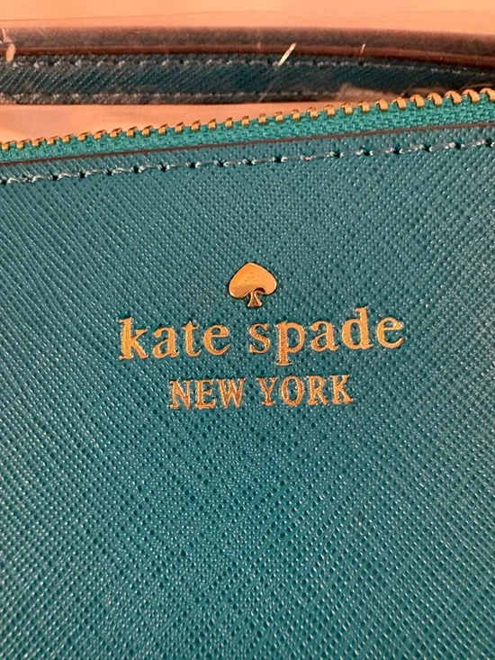 Kate Spade New York Slim Teal Fresh Air Wristlet-NWOT - Picture 4 of 5